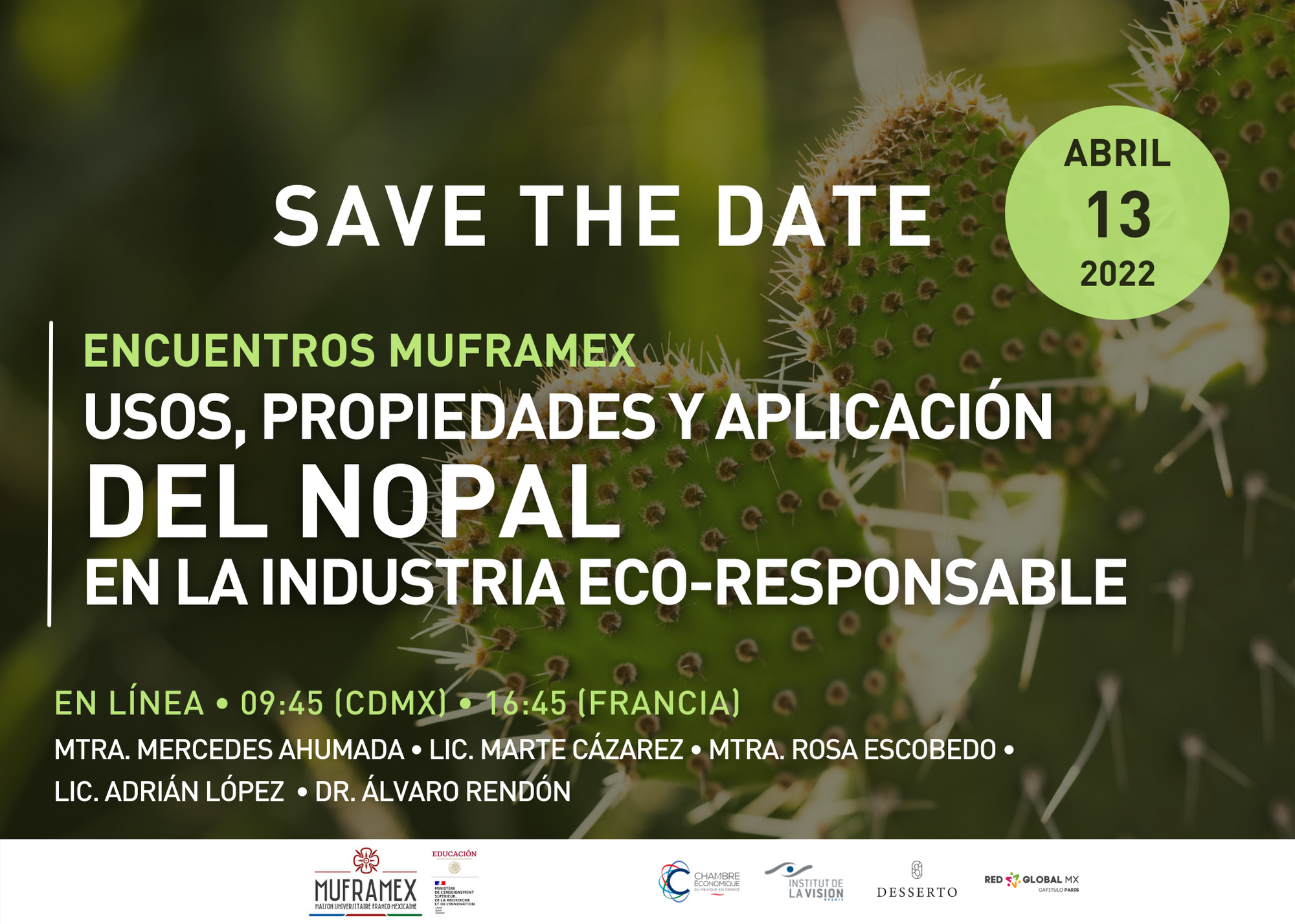 Savethedate-MUFRAMEX-Nopal-130422ES